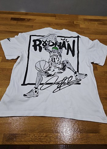 Beyaz REDMAN Baskılı Oversize Tişört - Görsel 3