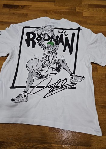 Beyaz REDMAN Baskılı Oversize Tişört - Görsel 2