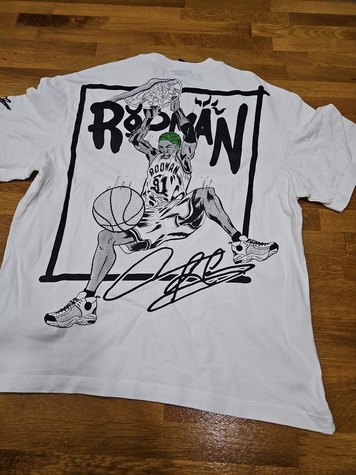 Beyaz REDMAN Baskılı Oversize Tişört - Görsel 2