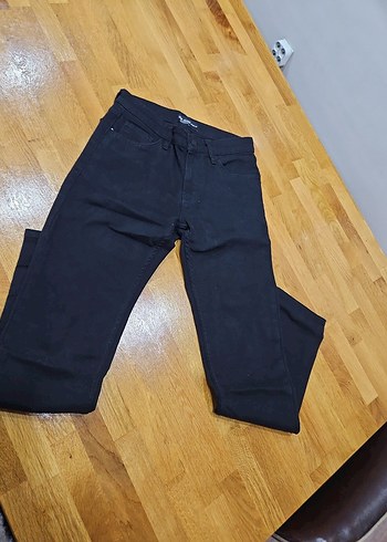 Erkek Siyah  Slim Fit Denim Jean - Görsel 2