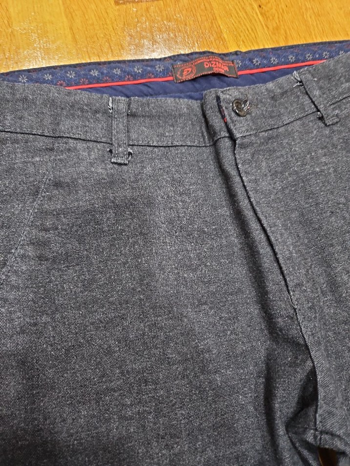 Dizmar Gri Desenli Erkek Kot Pantolon - Görsel 2