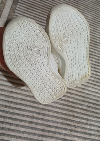 Kız Çocuk Beyaz Elastik Spor Ayakkabı - Görsel 3