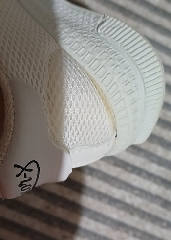 Kız Çocuk Beyaz Elastik Spor Ayakkabı - Görsel 5