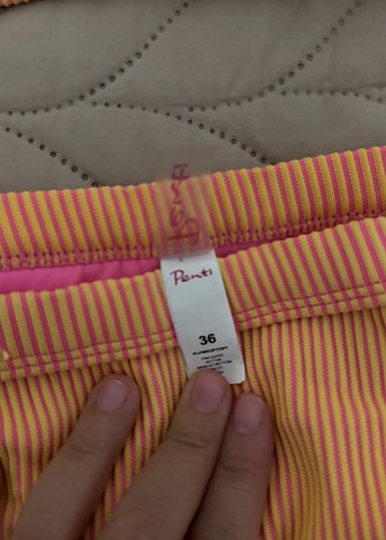 Penti Pembe Strappy Atletik Bikini Takımı