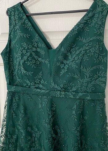 Büyük beden uzun abiye - Görsel 2