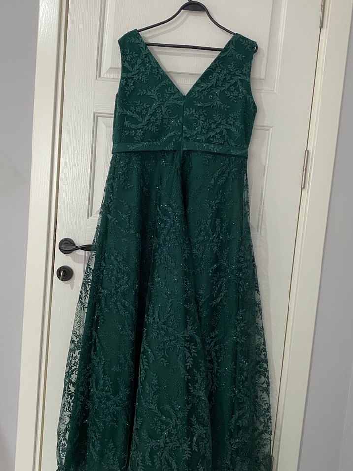 Büyük beden uzun abiye - Görsel 4