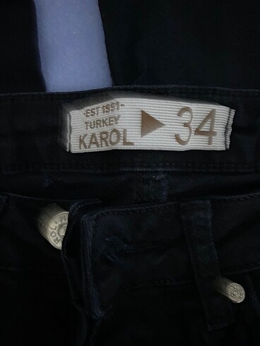 xs Beden Siyah jean