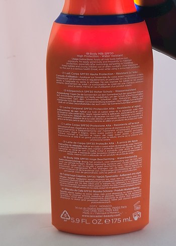 Beden Renk Lancaster Sun Beauty Body Milk Spf50 175 ml