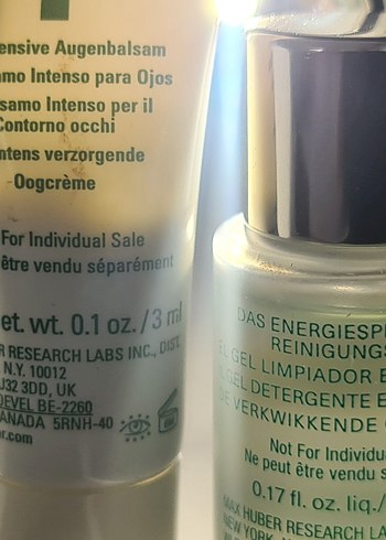 Beden La Mer Eye Balm & Energizing Gel Cleanser