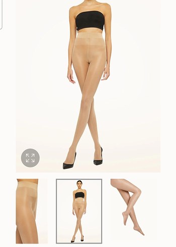 Wolford Wolford Satin Touch 20 Comfort 3'lü Külotlu Çorap XS