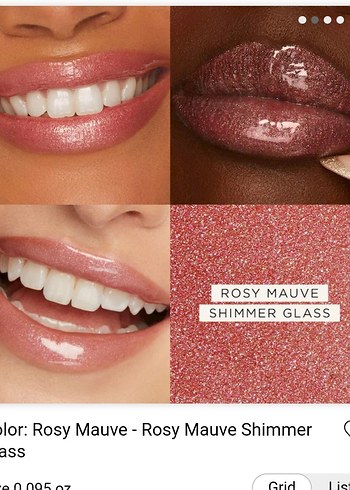 Beden pembe Renk Tarte Maracuja Juicy Lip Plump Mini 1.3 g Rosy Mauve Shimmer