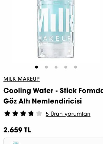 MILK MAKEUP Cooling Water - Stick Formda Göz Altı Nemlendiricisi - Görsel 5
