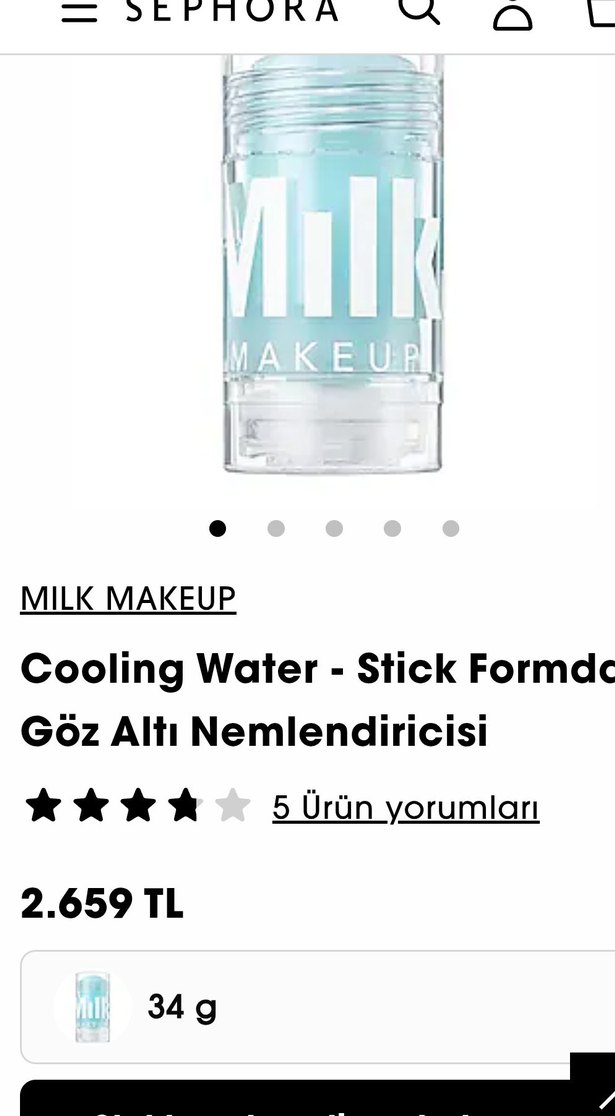MILK MAKEUP Cooling Water - Stick Formda Göz Altı Nemlendiricisi - Görsel 5