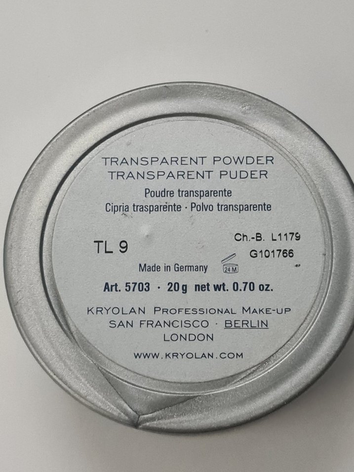 KRYOLAN Transparent Loose Powder TL9 - Görsel 3