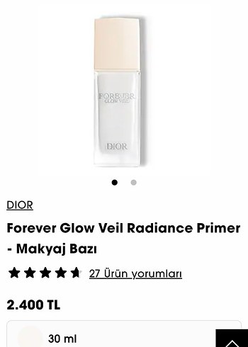 Dior
Forever Glow Veil Radiance Primer Makyaj Bazı - Görsel 2