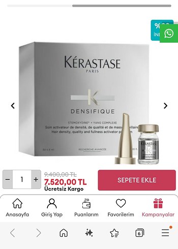 Kerastase Densifique Saç Serum - Görsel 7