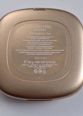 KIKO MILANO - Ocean Feel Bronzer 03 20 g - Görsel 3