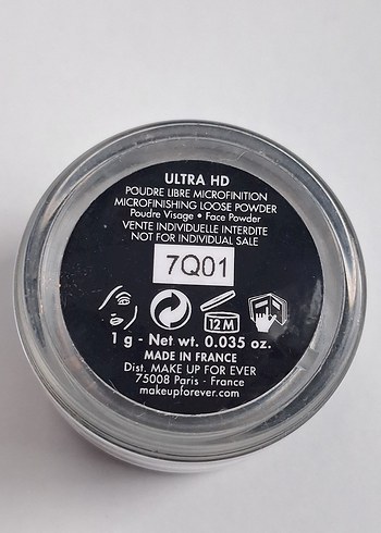Make Up For Ever Ultra HD Microfinishing Loose Powder 1 g - Görsel 2