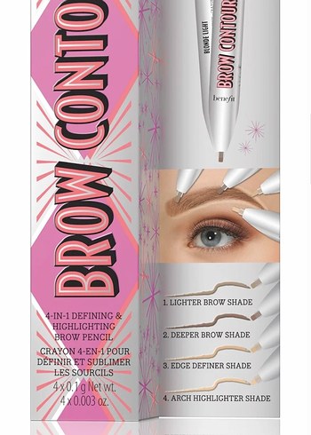 Benefit Brow Contour Pro 4-in-1 Defining & Highlight Brow Pencil - Görsel 10