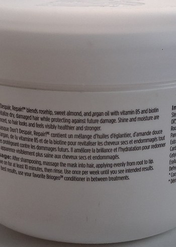 Briogeo Don't Despair Repair Derin Bakım Maskesi - Görsel 6