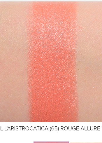 Chanel Rouge Allure Velvet 65 L'Aristrocatica Ruj - Görsel 9