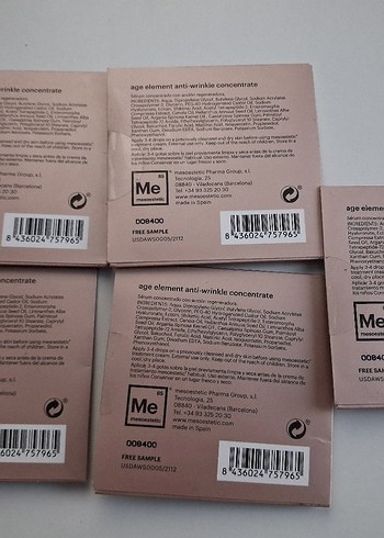 Mesoestetic Age Element Anti Wrinkle Concentrate
1.5 ml x 5 - Görsel 2