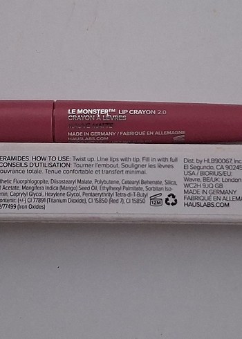 HAUS LABS BY LADY GAGA 
Le Monster Lip Crayon Vegan Lipstick - Görsel 4