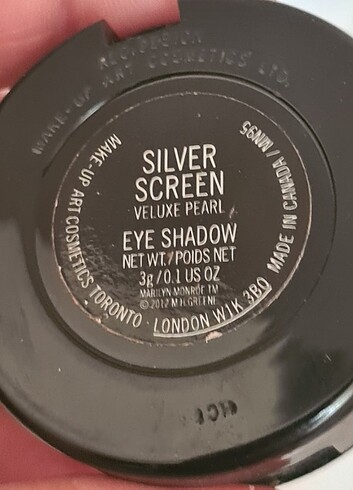 MAC MAC Eyeshadow - Silver Screen (Veluxe Pearl) - BNIB - Marilyn Mo
