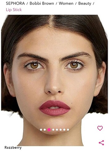 Beden pembe Renk Bobbi Brown Razberry Lipstick Ruj