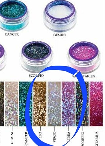 Lime Crime LIME CRIME Zodiac Glitter - Virgo Yeni