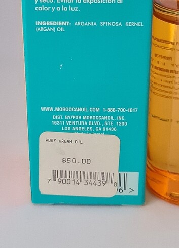 Diğer Moroccanoil Pure Argan Oil 50 ml