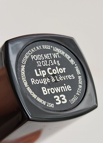  Beden Bobbi Brown Crushed Lip Color Saten Bitişli Mat Ruj- Brownie 33
