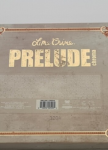 Beden Lime Crime Prelude Chroma Palette