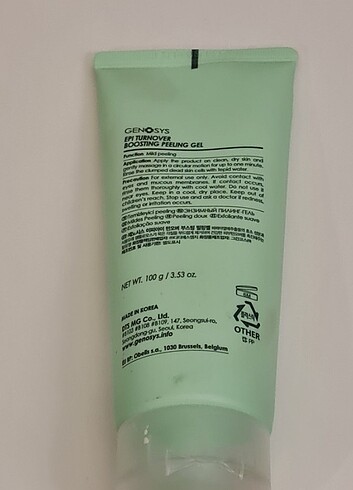  Beden Renk Genosys EPI Turnover Boosting Peeling Gel 100 ml