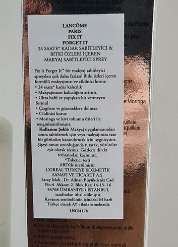 Lancome Lancôme Fix it Forget it Spray 100 ml. Fix It Forget It
