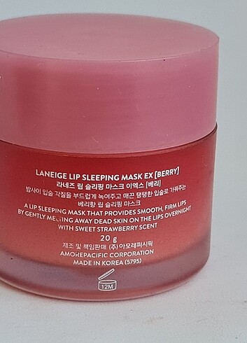  Beden Laneige Lip Sleeping Mask - Dudak Bakım Maskesi Berry