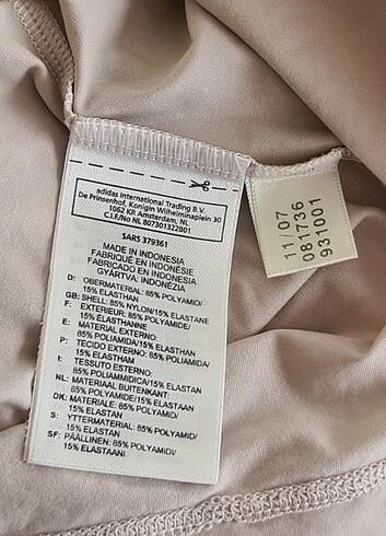 38 Beden gri Renk Adidas Stella McCartney Bluz 38