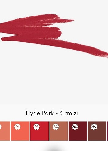 Beden kırmızı Renk Nars Satin Lip Pencil Hyde Park