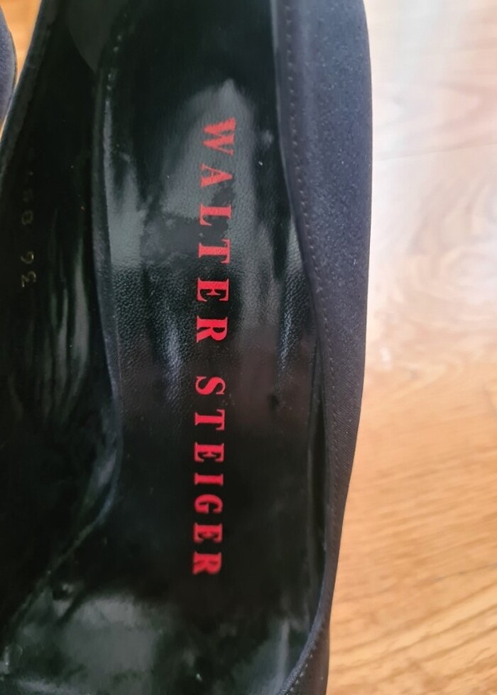 Walter Steiger Platform Taban Topuklu Ayakkabı 36 Siyah - Görsel 3