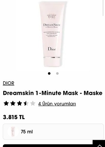 Dior Dreamskin 1-Minute Mask - Maske 75 ml - Görsel 8