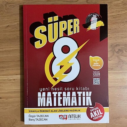 süper 8 nitelik yayınları matematik