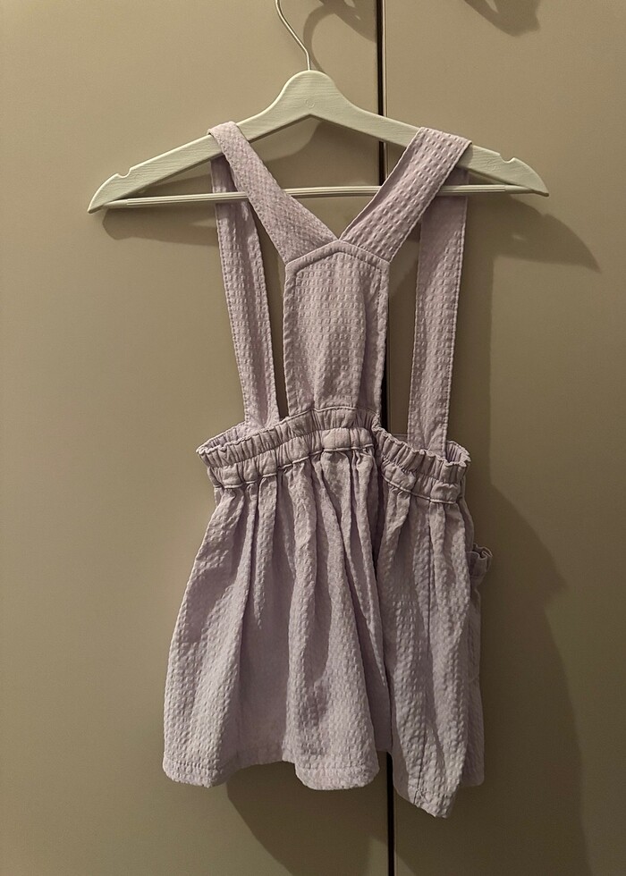 Kız bebek askılı elbise - Görsel 2