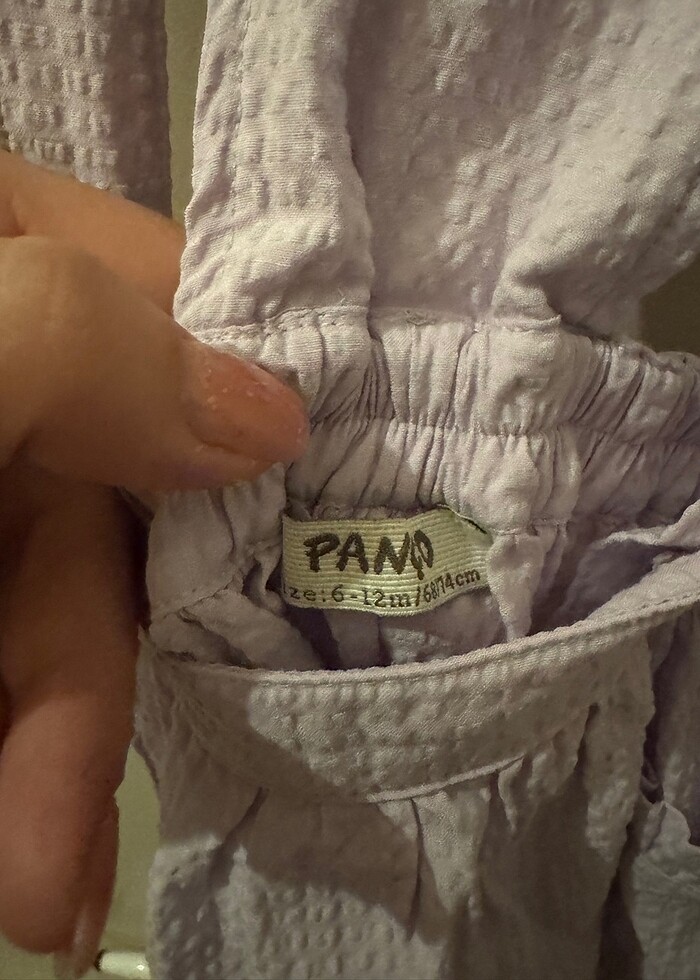 Kız bebek askılı elbise - Görsel 3