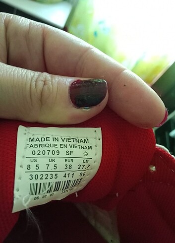 38 Beden kırmızı Renk Adidas