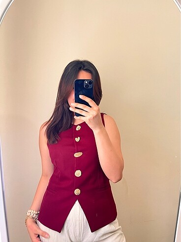 m Beden Massimo Dutti Kadın Yelek Modelleri