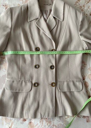 Bej Mini Kadın Takım Elbise - Görsel 3