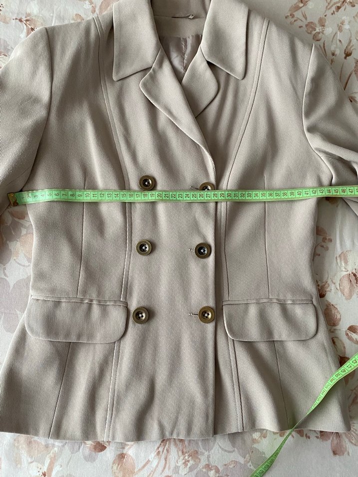 Bej Mini Kadın Takım Elbise - Görsel 3