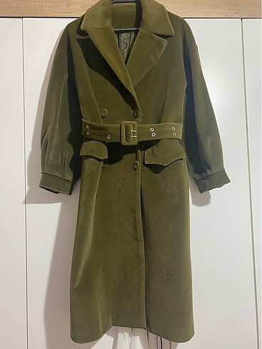 Koton Haki renk Oversize kaban