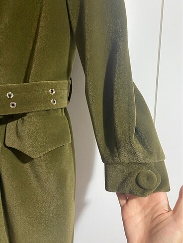 xs Beden haki Renk Haki renk Oversize kaban