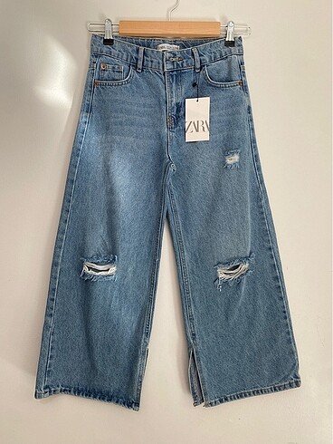 Zara palazzo yırtmaç detaylı pantolon